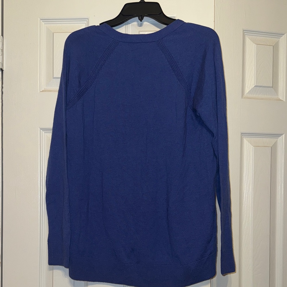 GAP Women's Deep Blue Cardigan Sweater - Picture 8 of 8